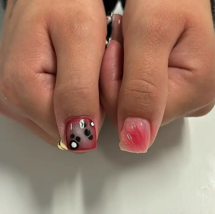 Fleurs 3D Nail Art tendance presse sur ongles peint à la main rose Gel gelée printemps été fleur y2k