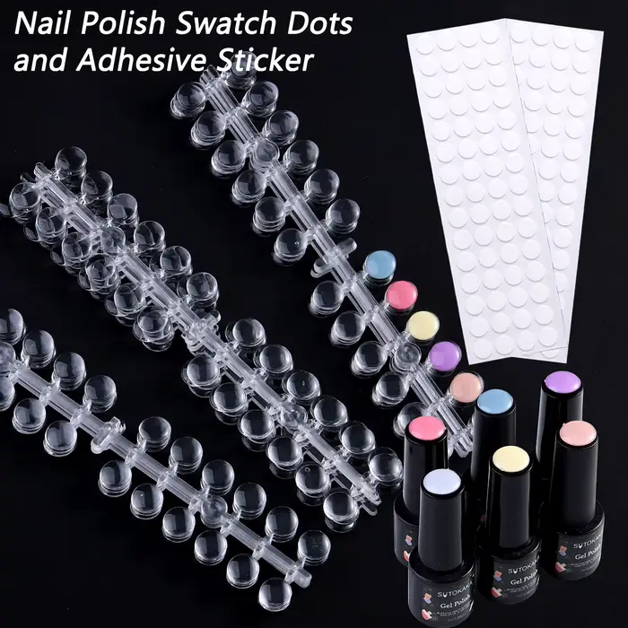 Nuancier rond pour vernis à ongles