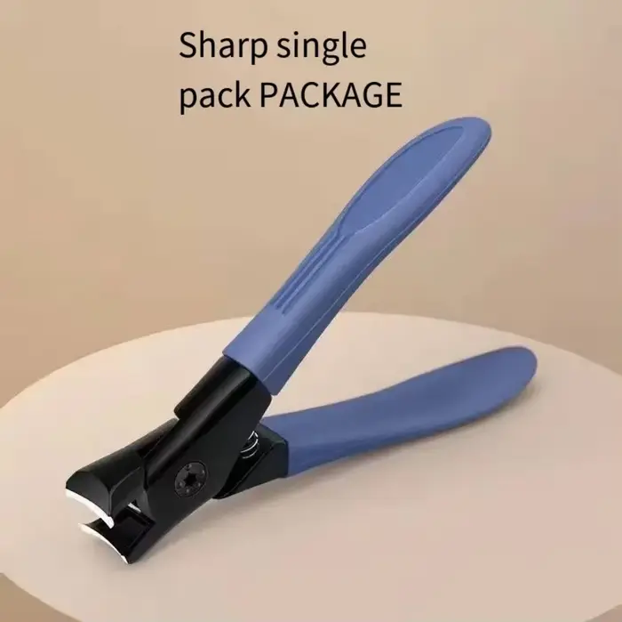 Coupe-ongles à grande ouverture gris pour ongles épais