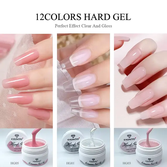 CHUNSHU 30 Ml Extension de Gel pour ongles dur Poly vernis UV Gel de Construction constructeur rapide étendre