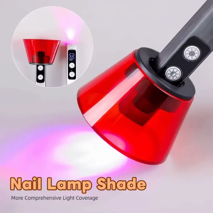 Protection Épaissie pour Lampe à Ongles Anti-Lumière Bleue Anti-Éblouissement