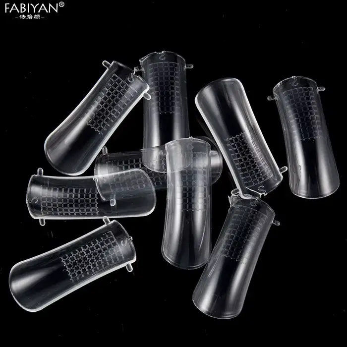 5pc Nail Art C forme incurvée Extension Guide conseils feuille française acrylique vernis Gel UV conception