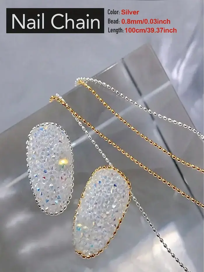 Perles de pierre de lutin pour ongles