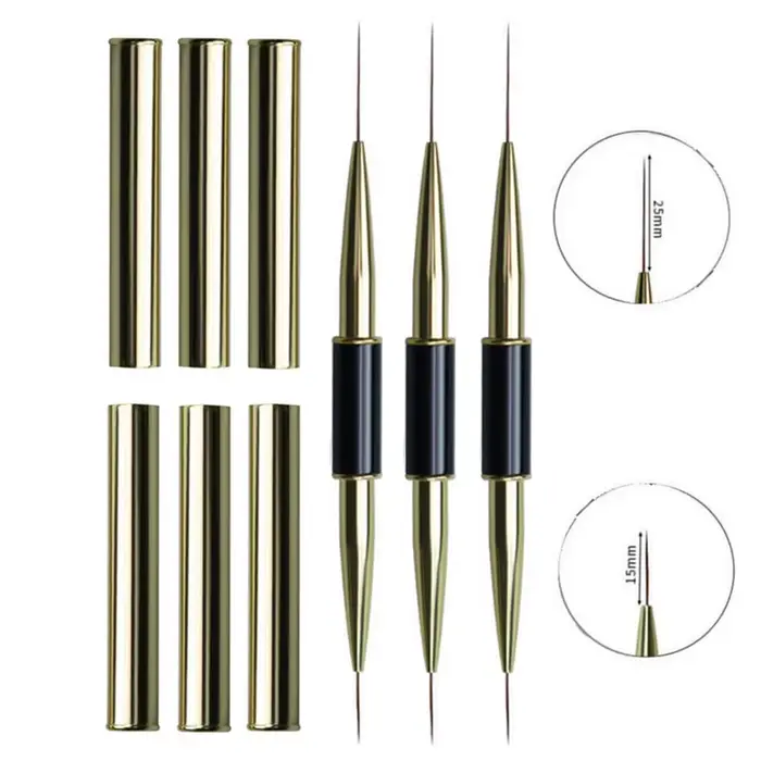 Pinceaux de peinture pour nail art, brosse pour poudre acrylique liquide, gel UV, extension, stylo à