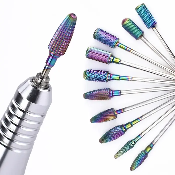 Mèches à ongles en carbure de tungstène, fraise pour enlever le vernis à ongles, Machine de manucure