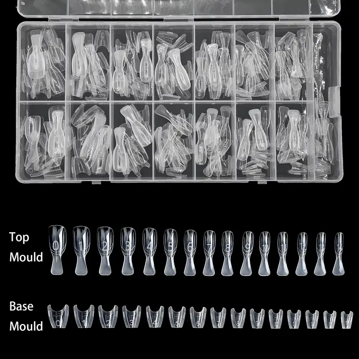 Ongles Sandwich doubles formes-240 pièces