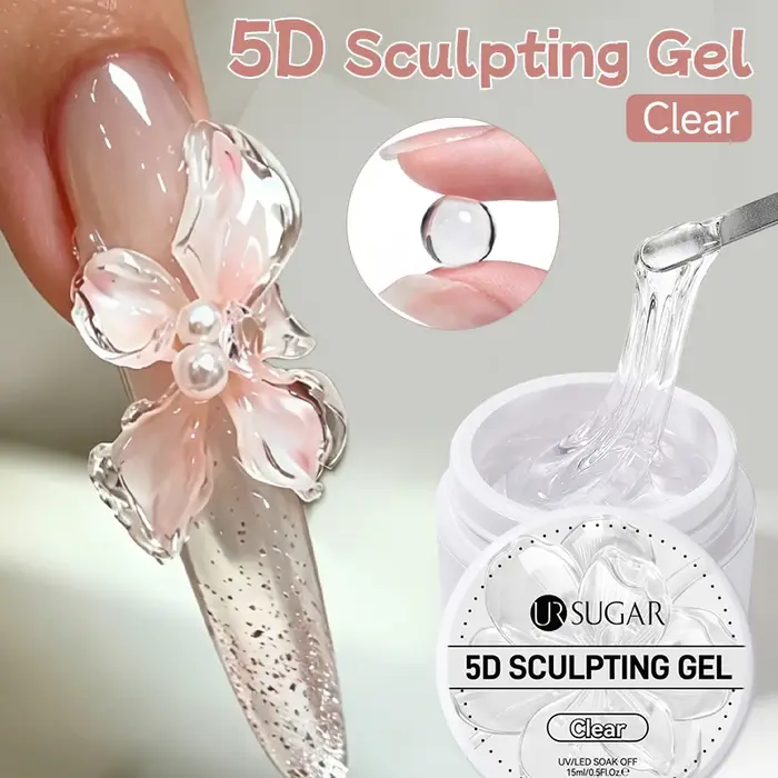 UR SUGAR 15ml Gel Sculptant 5D pour Extension Rapide des Ongles