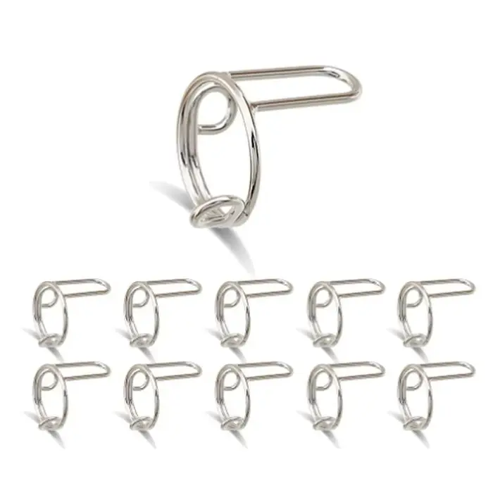 10 pièces anneaux pour ongles bout des doigts anneaux pour faux ongles femmes filles Phalanx anneau 