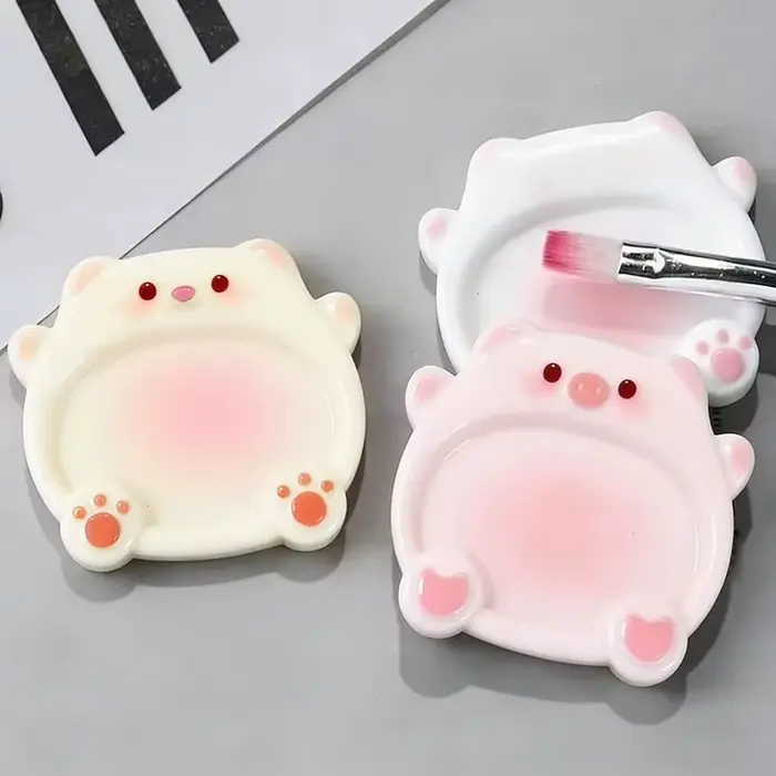 Palette de Couleurs pour Ongles Motif Cochon de Dessin Animé