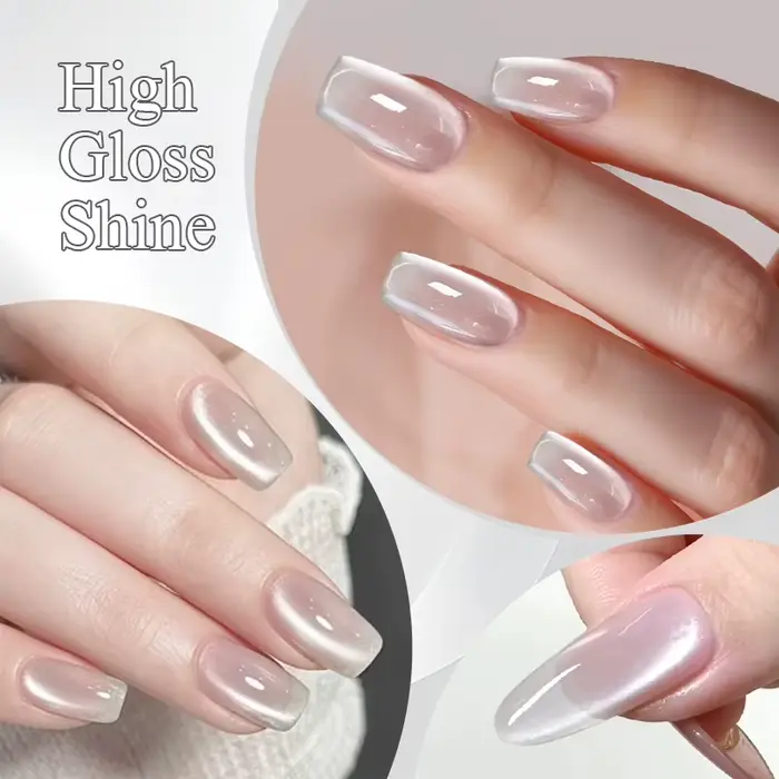 Vernis à ongles Gel magnétique chat blanc
