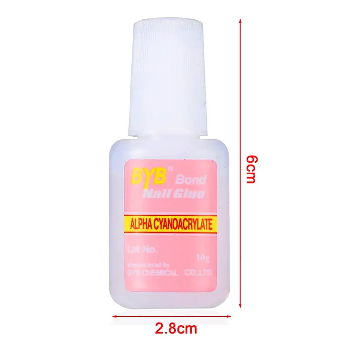 Colle à ongles avec applicateur pour faux ongles