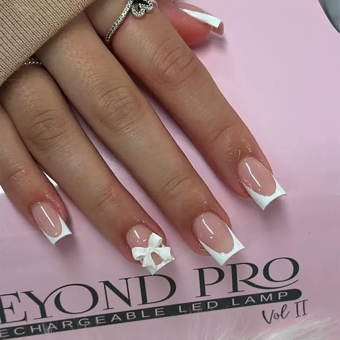 Conseils français pour ongles à pression, longue durée, élégants, artificiels, manucure, Art pour la