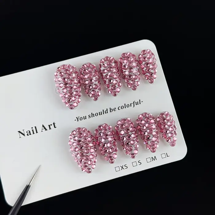 10 pièces de faux ongles haut de gamme