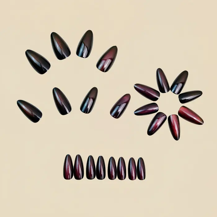 Faux ongles mi-longs pour femmes