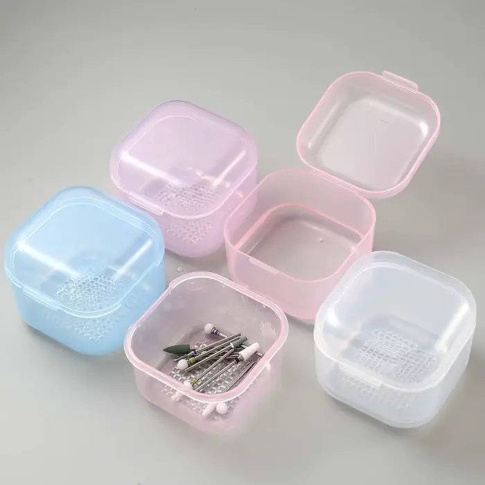 Boîte de désinfection pour forets à ongles