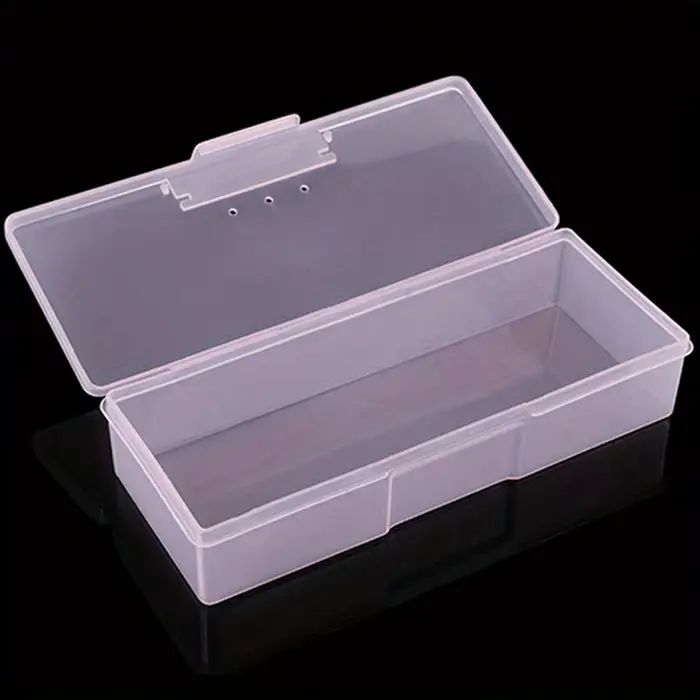 Boîte de rangement pour Nail Art, organisateur d'accessoires pour ongles, conteneur en plastique cub