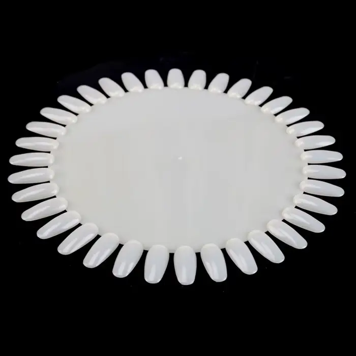 Présentoir de faux ongles à 36 pointes, planche de roue de pratique de carte de couleur d'ongle acry