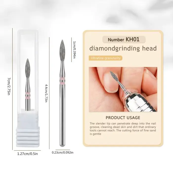 Forets à ongles en diamant, matériau durable, utilisations multiples pour la maison, bricolage, nail