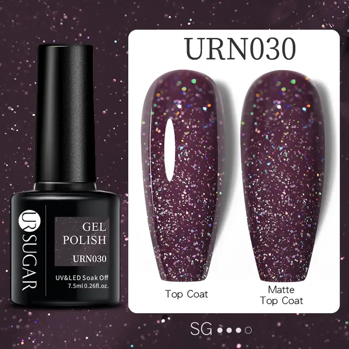 UR SUGAR 7.5ml vin foncé rouge vernis à ongles automne Gel peinture Nail Art Semi Permanent