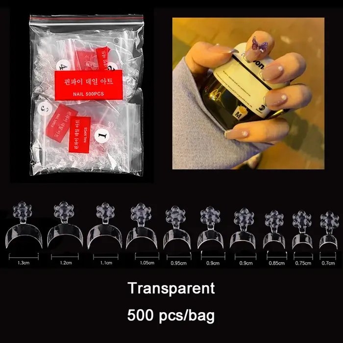 Pointes d'ongles 500 pièces/sac