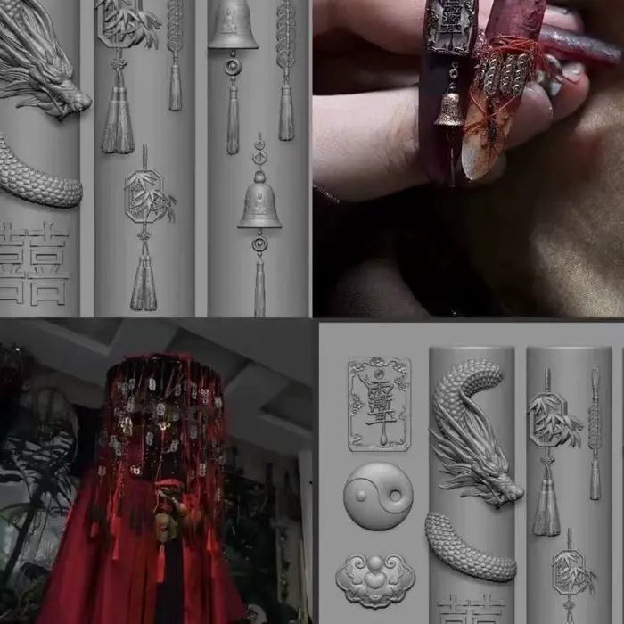 Modèles transparents pour nail art pour manucure à faire soi-même