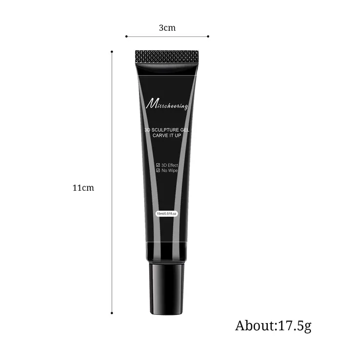 Gel de modélisation 3D pour Nail Art, adapté au Design des ongles, à faire soi-même, pour peinture, 