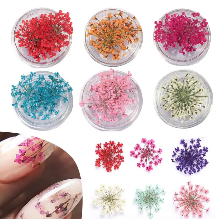 1 boîte de breloques pour ongles