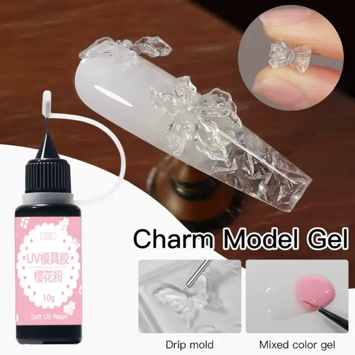 Gel UV 3D sculpté 10g pour moule à ongles