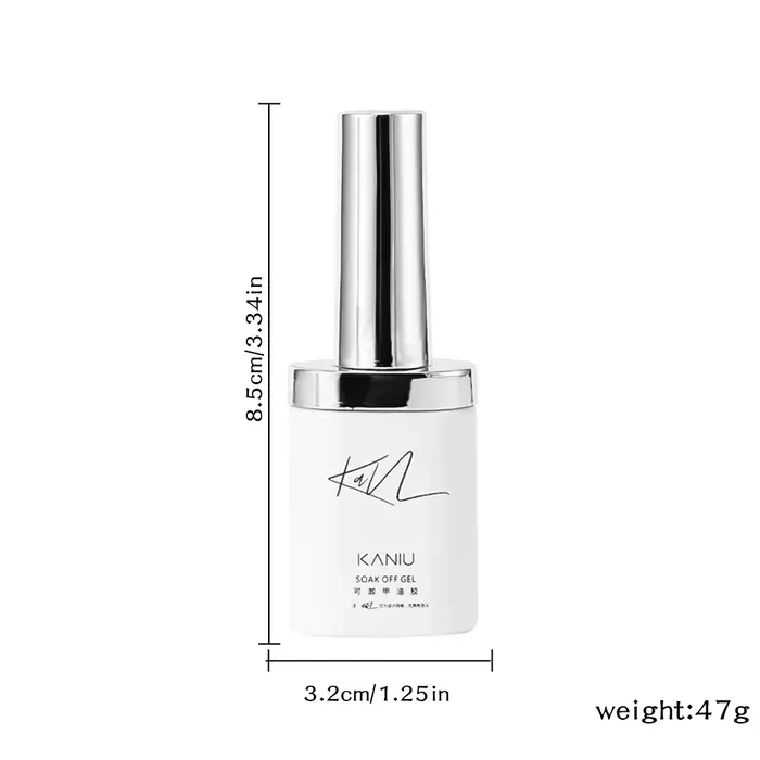 KANIU 12ML Vernis à ongles gel transparent effet goutte d'eau