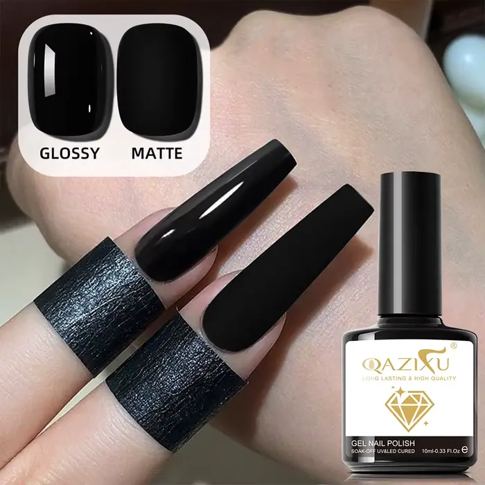 Vernis à ongles Gel noir à tremper