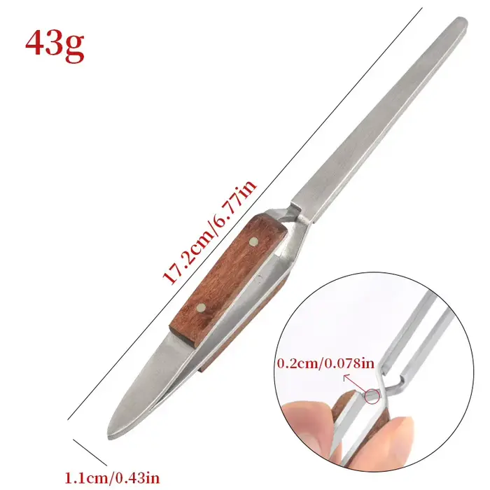 Pince à épiler pour façonner les ongles