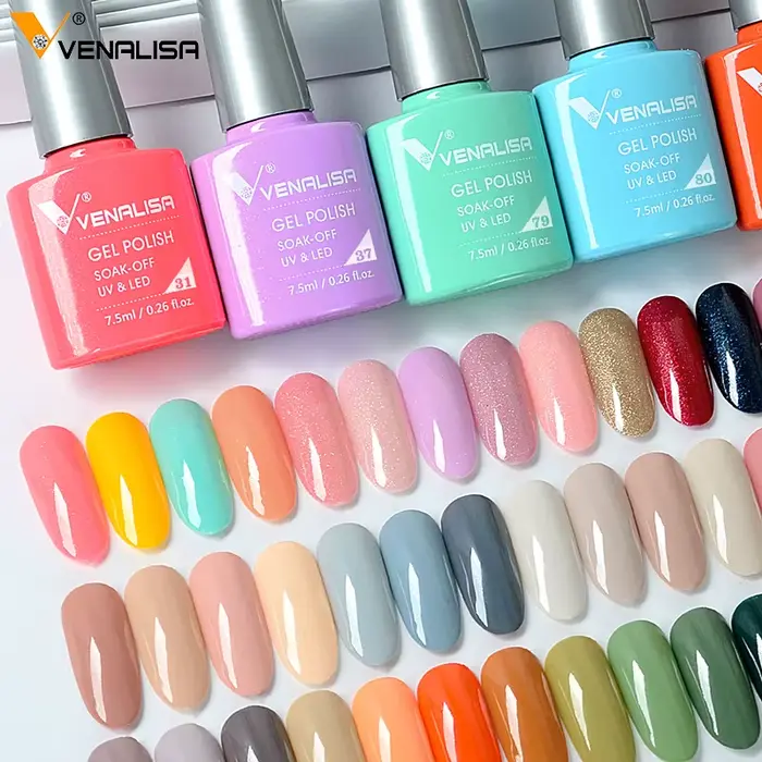 VENALISA 7.5ml vernis à ongles Gel 60 couleurs coloré été CANNI laque manucure Semi Permanent