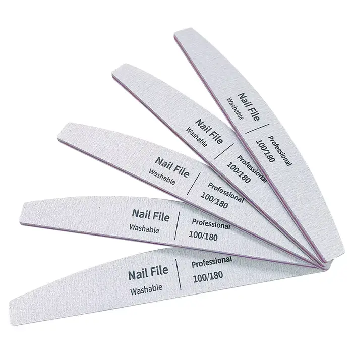 Lime à ongles 100 à 180 outils professionnels émeri pour manucure Lime 240 papier de verre Gel limes