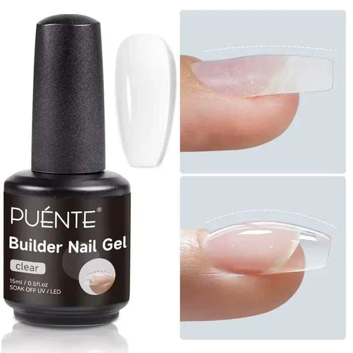 PUENTE 15ML Gel de construction transparent pour ongles