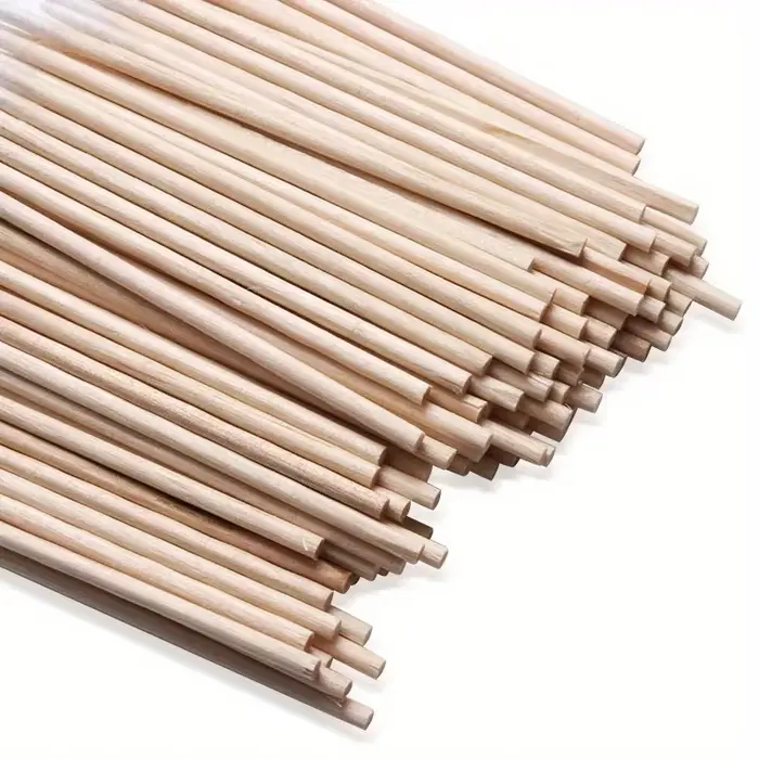 Coton-tige en bois pour ongles, 100 à 500 pièces, bâtons propres, pointe de bourgeon, tête en coton 