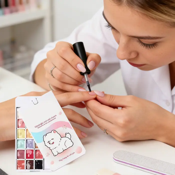 Gel de manucure 18 couleurs