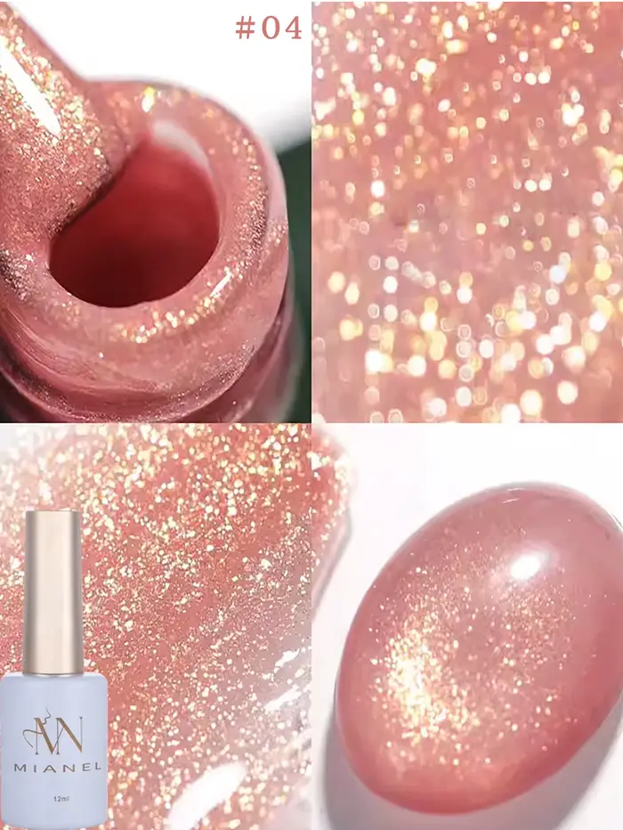 MIANEL 12ML Gel vernis à ongles blanchissant diamant rose le plus vendu