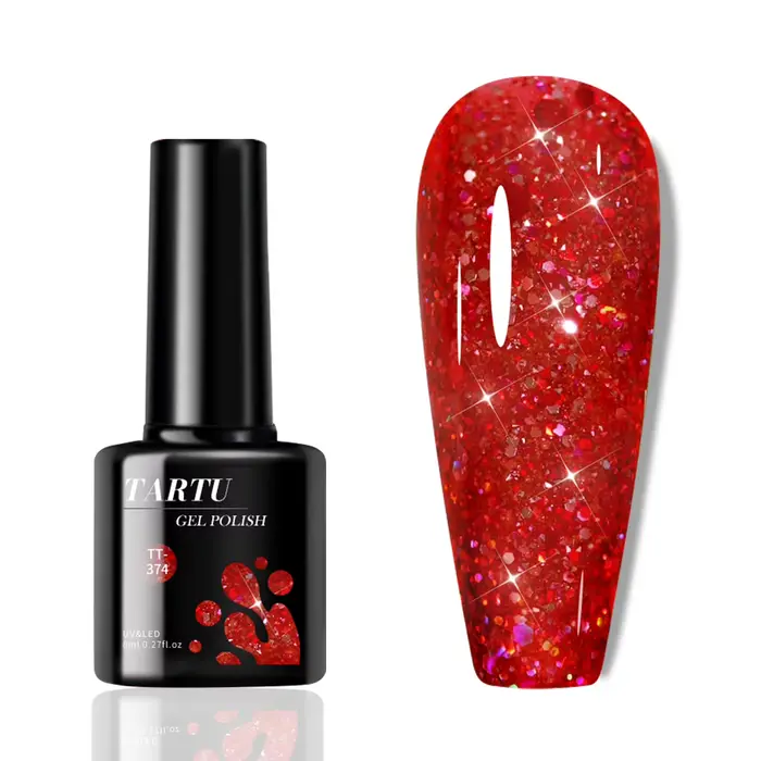Verhéritage à Ongles Gel UV LED Brcorporelle à Paillettes pour Femme