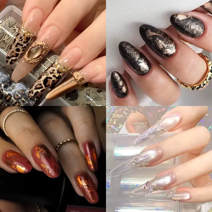 Vernis à ongles semi-permanent en gel pour transfert de motifs