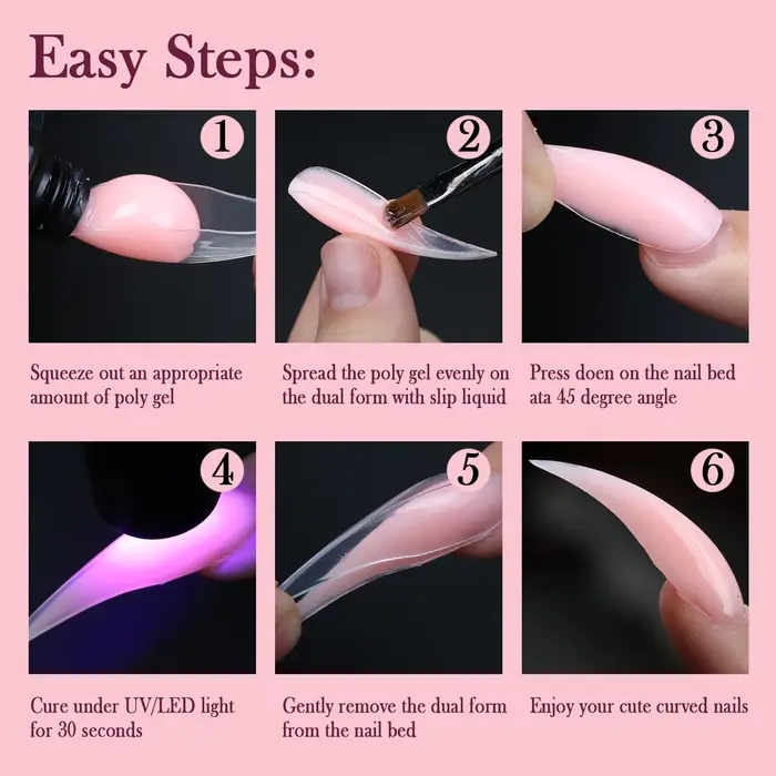 Nouvelles formes d'ongles à griffe d'aigle 140 pièces pointes d'extension en cristal pour ongles en Gel rapides Kit