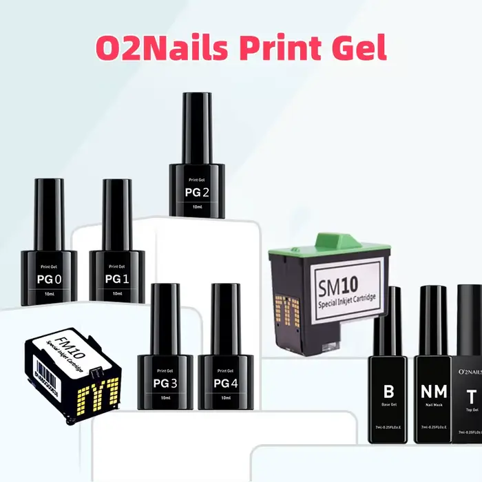 Gel d'impression O2nails pour imprimante à ongles