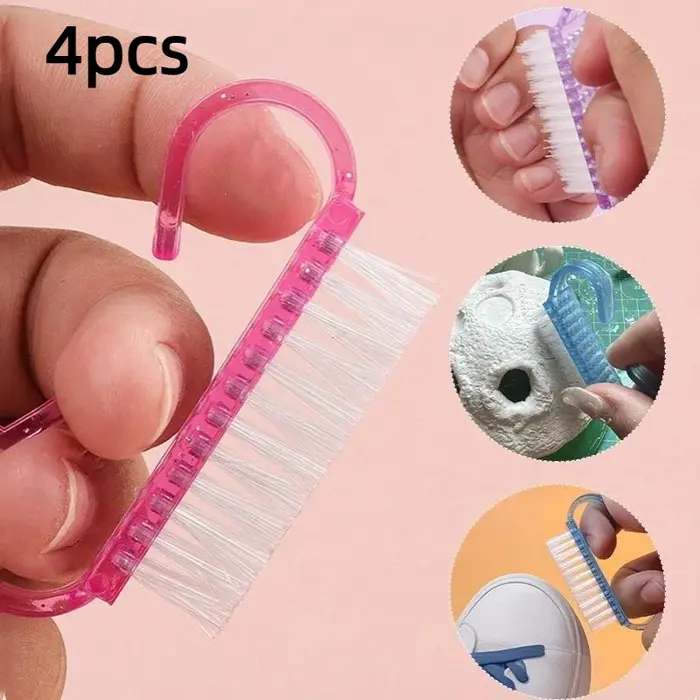 Ensemble de brosses de nettoyage pour ongles, qualité professionnelle, pour éliminer la poussière, petites brosses, outil de nettoyage des interstices des ongles, pour la décoration des ongles, usage 