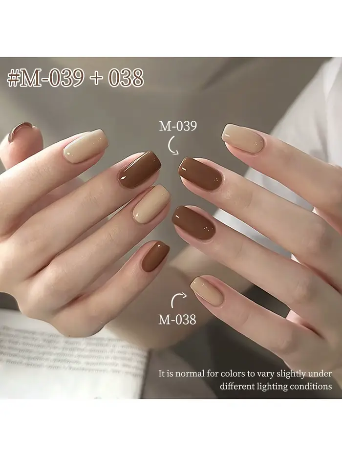 Vernis à ongles Gel Maillard en automne