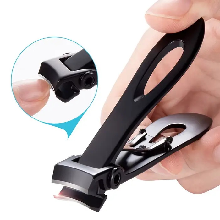 Coupe-ongles en acier inoxydable, ciseaux de manucure, épais et dur, outils de pédicure, 1 pièce