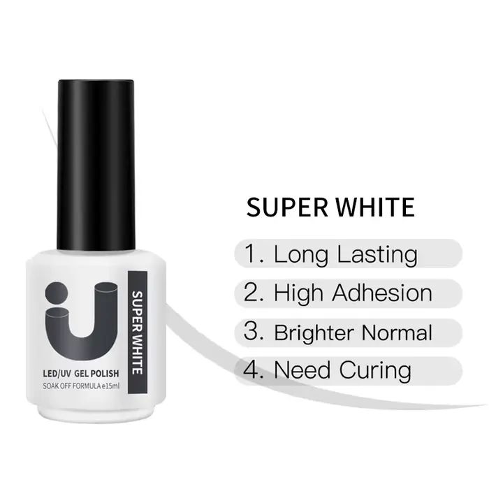 Gellac – vernis à ongles Gel Super blanc