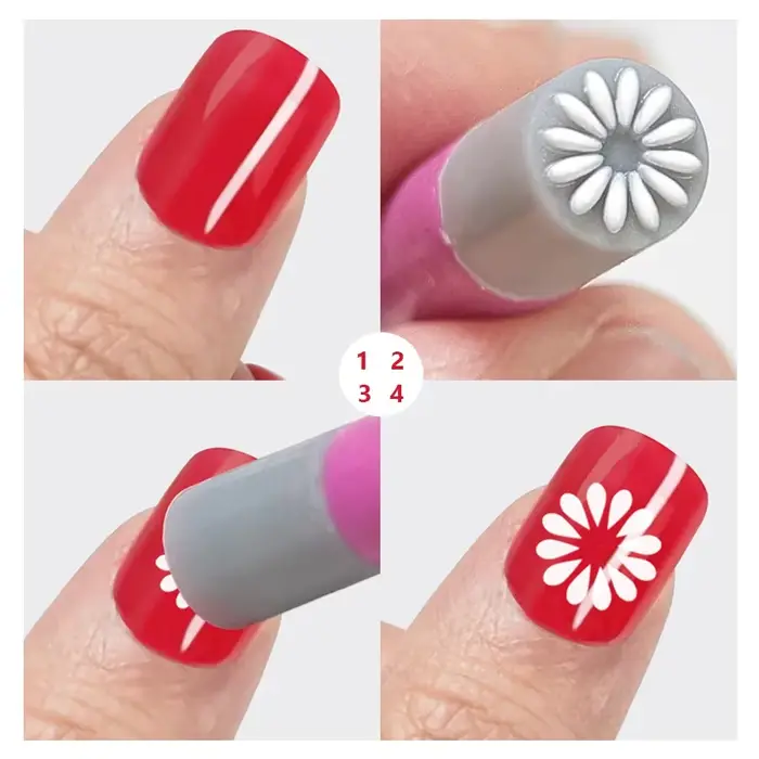 Ensemble de stylos à tampons pour Nail Art
