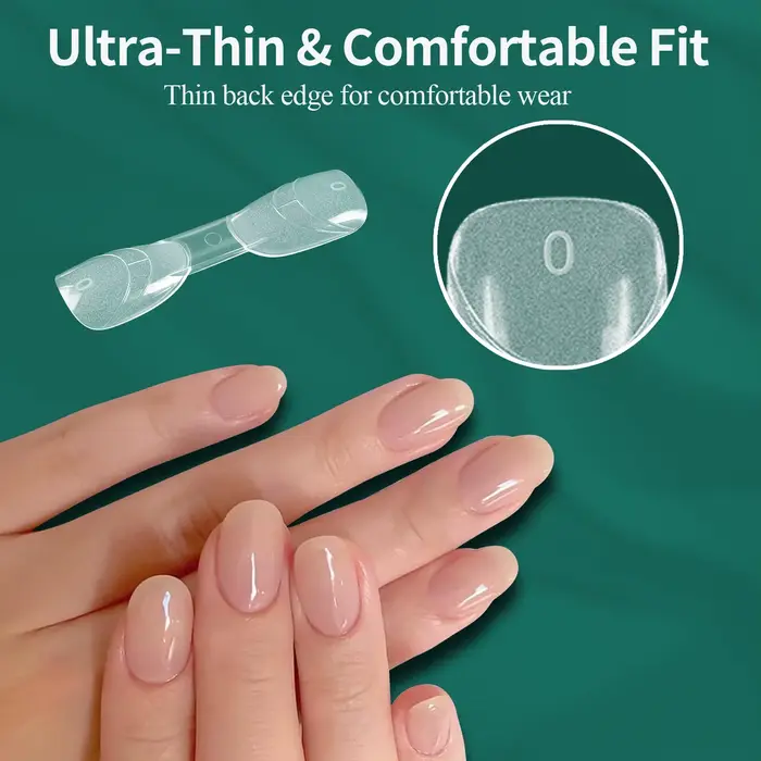 Système d'ongles Nailpop Dual Forms 140 pièces – Formes carrées