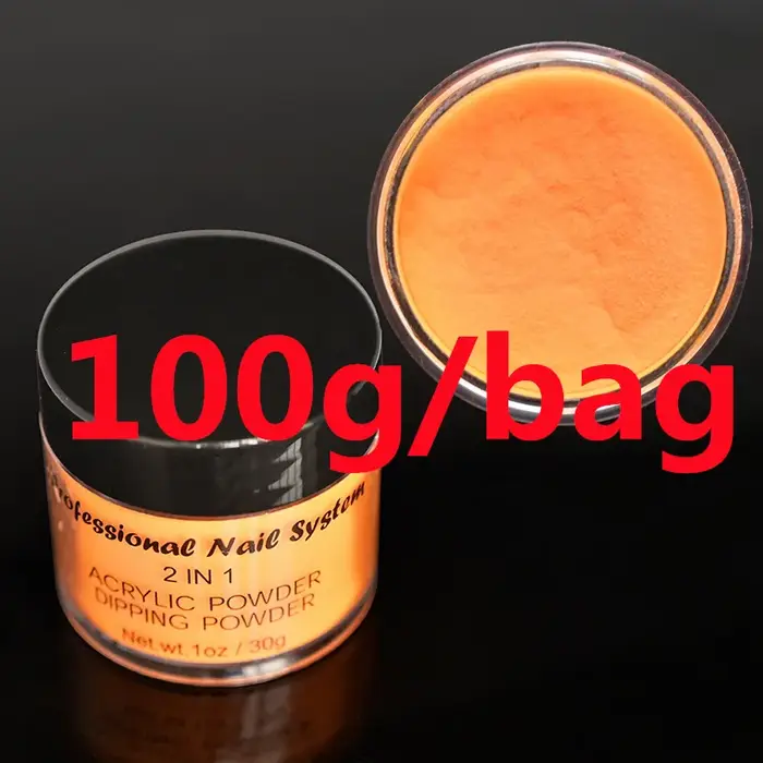 Net100g nu * poudre acrylique rose * 3 en 1 Extension/travure