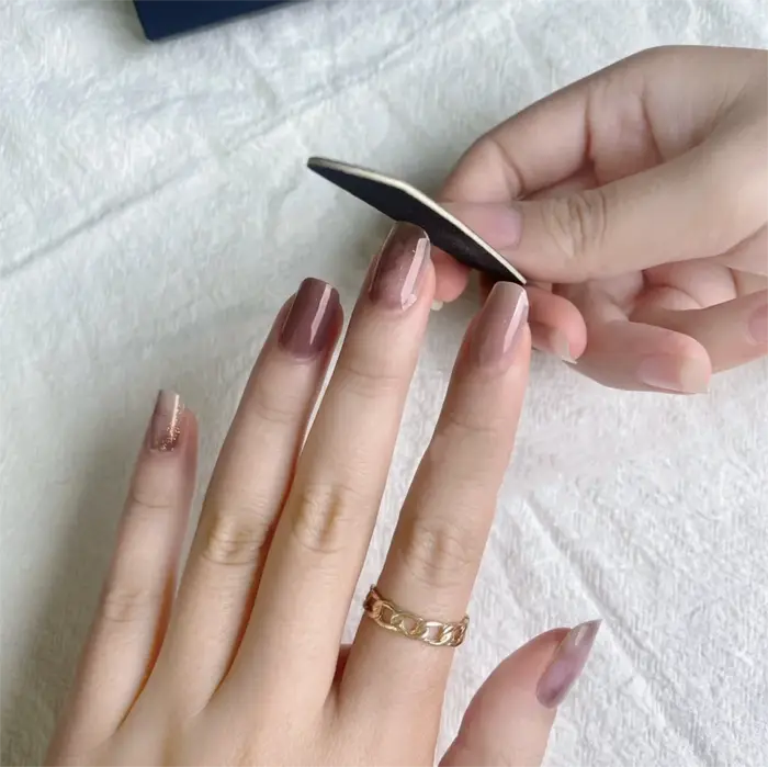 Enveloppes semi-durcies pour ongles en Gel rapide, autocollant solide pour ongles, couverture complè