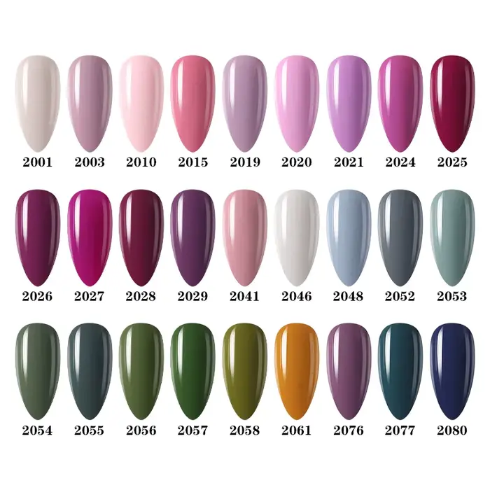 NAILCO 131 couleurs vernis à ongles Gel LED LED Gel Semi Permanant 15ML Gel Nail Art